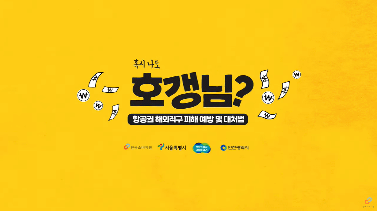 [국제거래 피해예방] 해외직구 항공권편