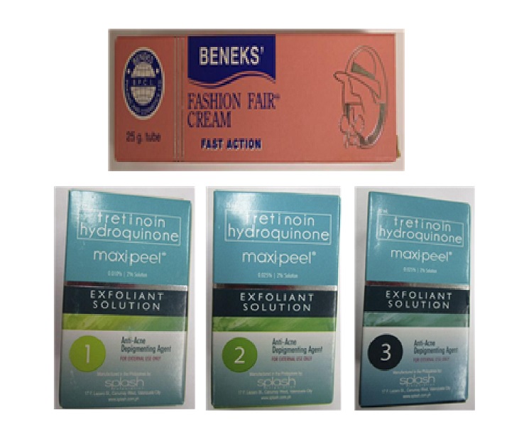 처방이 필요한 전문의약품 성분이 포함된 BENEKS 피부치료제 판매차단 안내