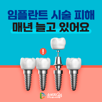 임플란트 시술 피해 매년 늘고 있어요