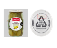 라벨 미표기 겨자 성분을 함유한 Baxter's 피클 판매차단 안내