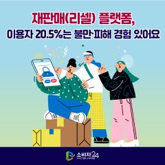 재판매(리셀) 플랫폼, 이용자 20.5%는 불만&middot;피해 경험 있어요