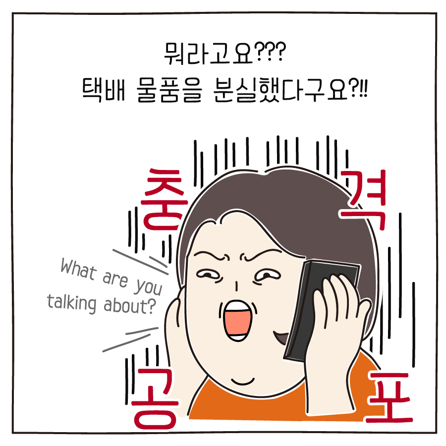 뭐라고요??? 택배 물품을 분실했다구요?!!