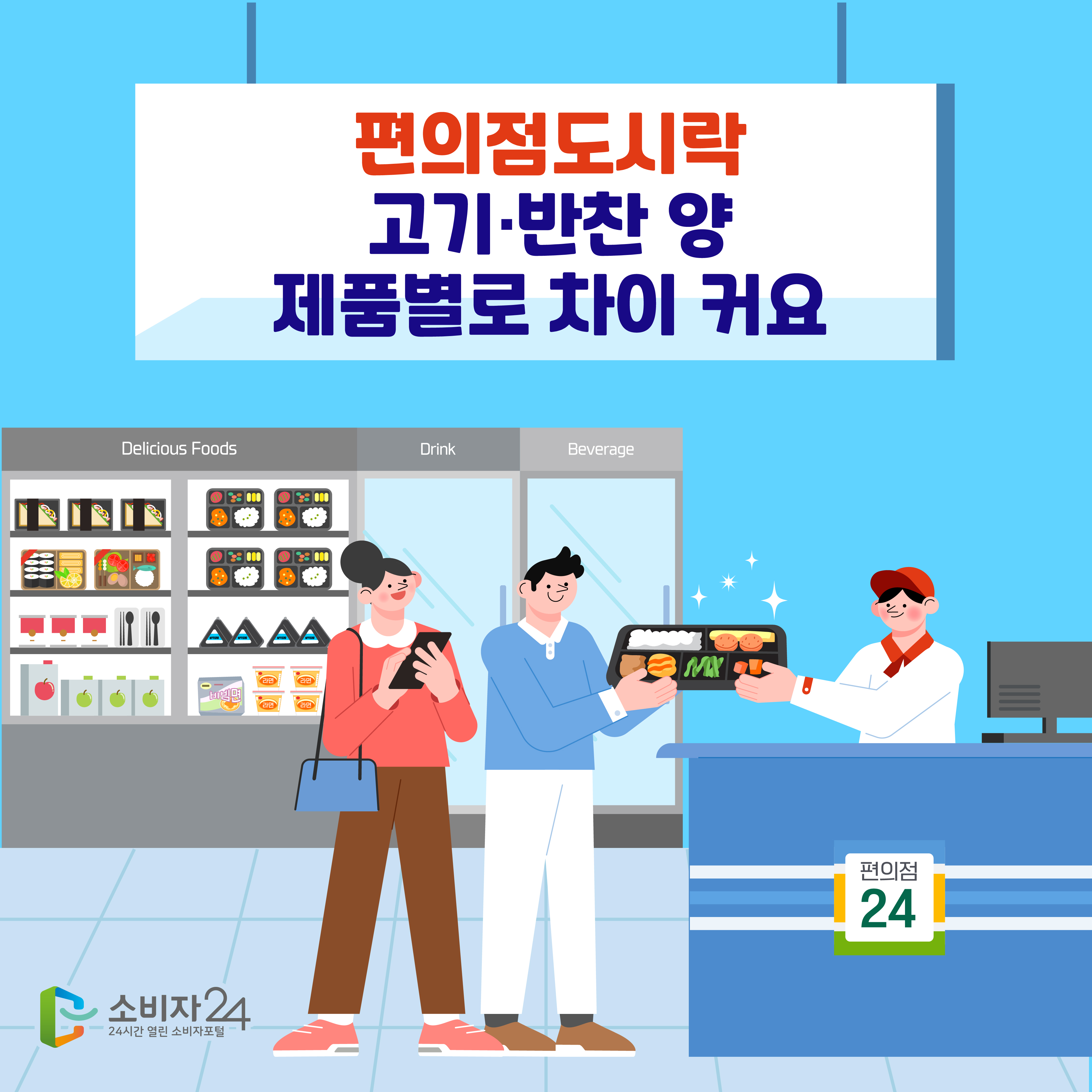 #1 편의점도시락, 고기·반찬 양 제품별로 차이 커요