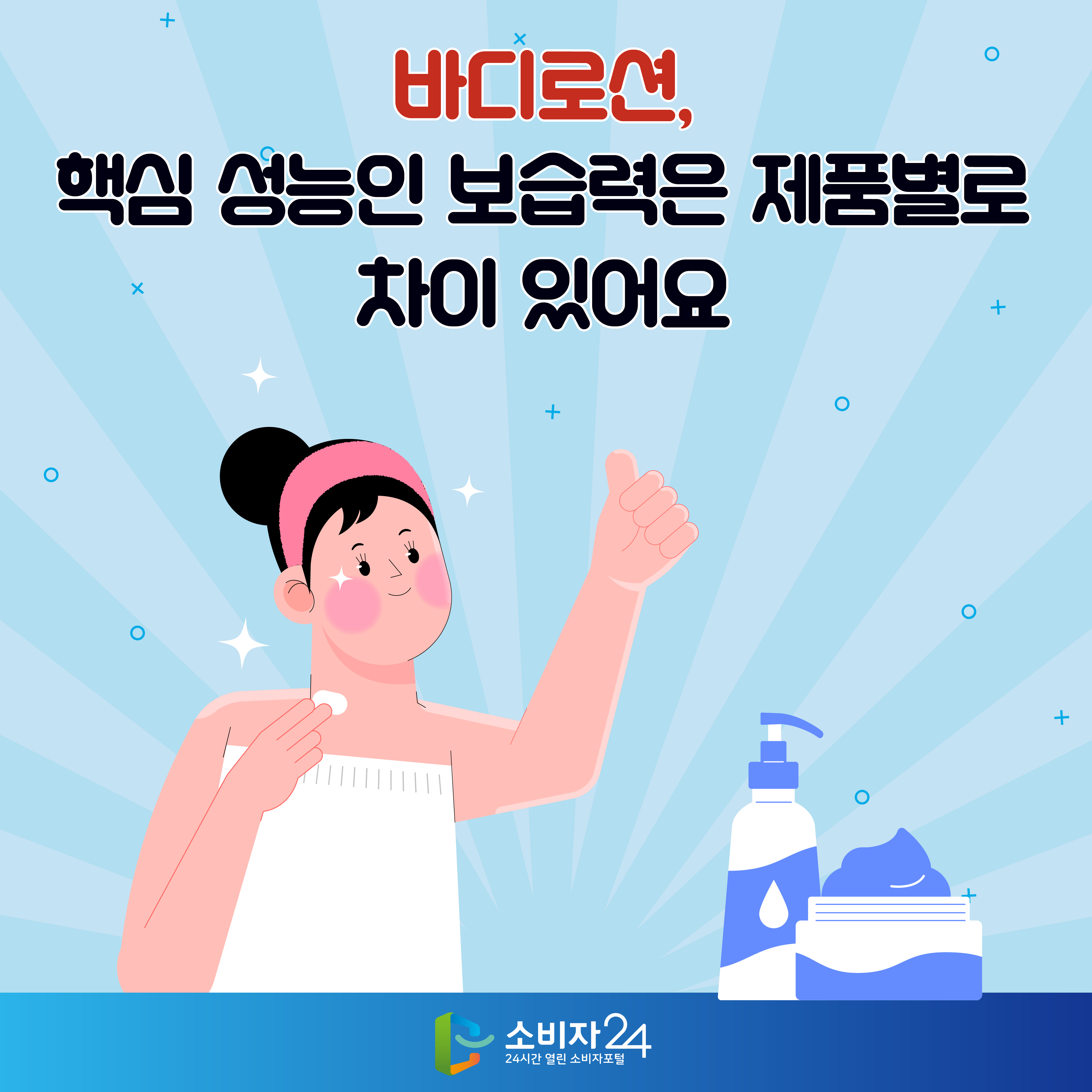 바디로션, 핵심 성능인 보습력은 제품별로 차이 있어요