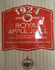 1924 Royal Apple Juice - 청송애플식품