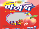 마이쮸 딸기,복숭아 - (주)크라운제과진천공장