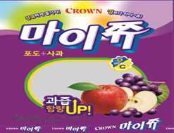 마이쮸 포도,사과 - (주)크라운제과진천공장