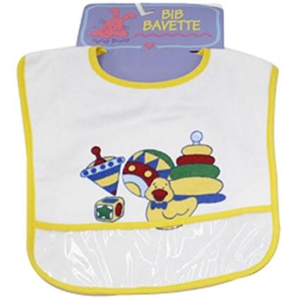 Bavoir en tissu éponge avec poche, de marque « ...