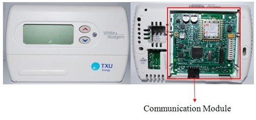 Programmable thermostat communication module