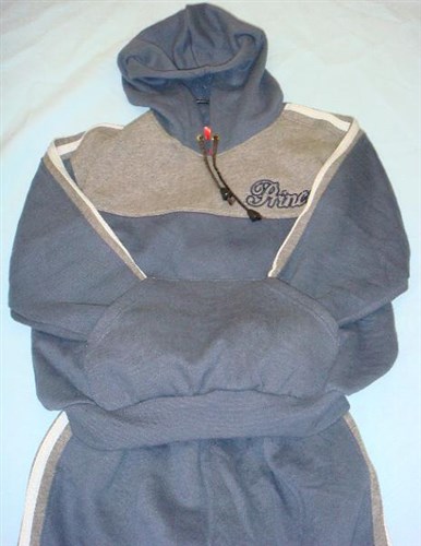 Children's hooded sweatshirt sets with drawstrings