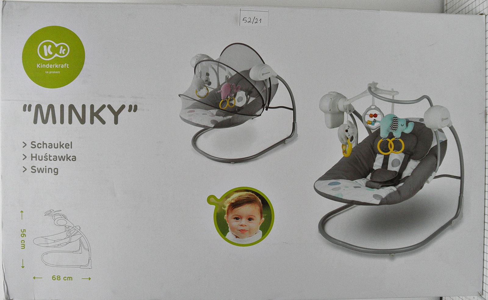 Baby swing ; KINDERKRAFT ; MINKY