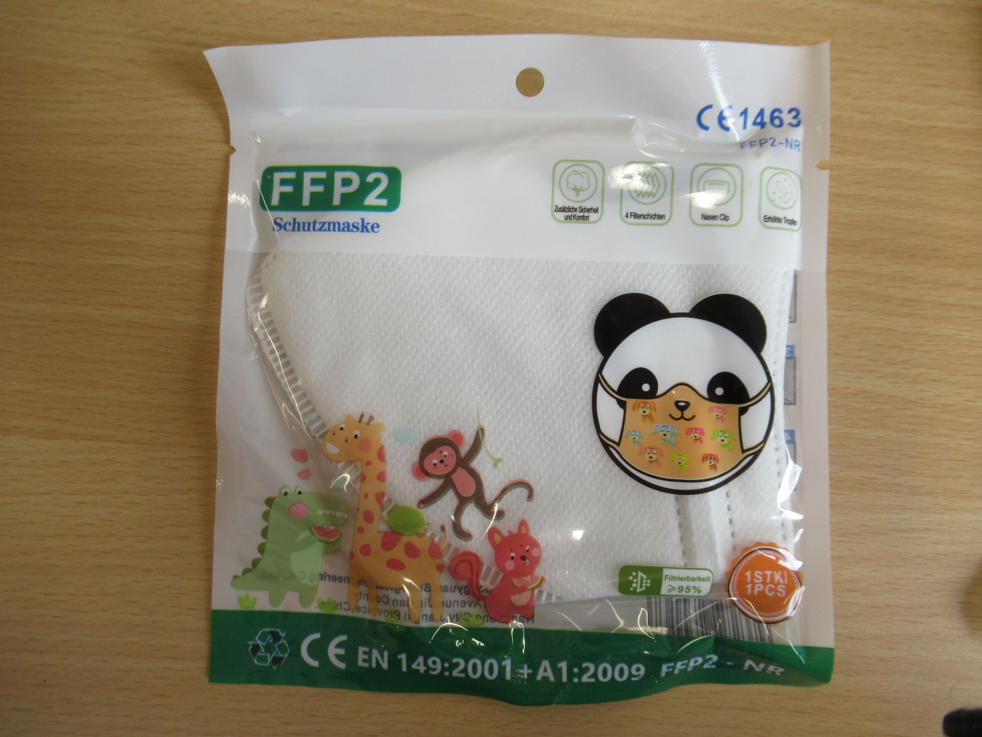 Children's particle filter mask ; Jizhen ; FFP2...