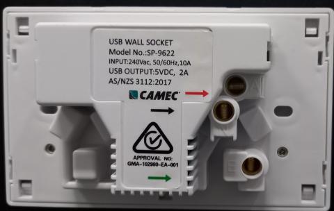 Camec Pty Ltd — Camec double pole power point (...