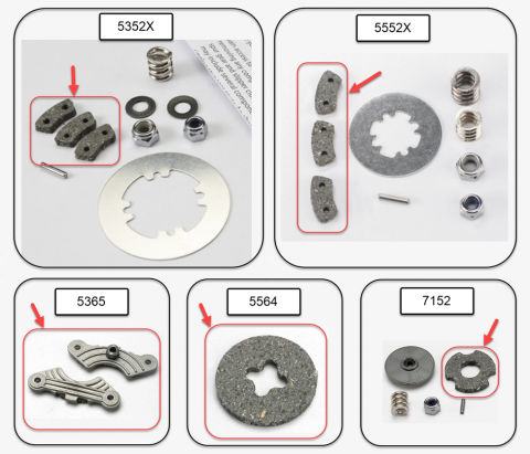 Traxxas, L.P. – Slipper or brake pads for radio...