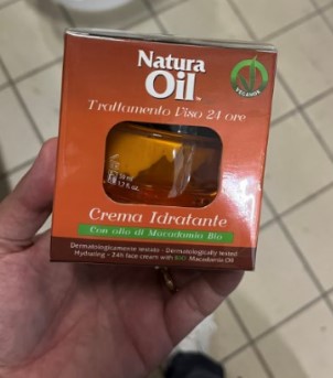 Face cream ; NATURA OIL ; Natura Oil trattament...