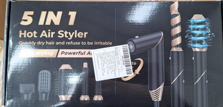 Hair styler ; NUISION ; 5-in-1 Hot Air Styler