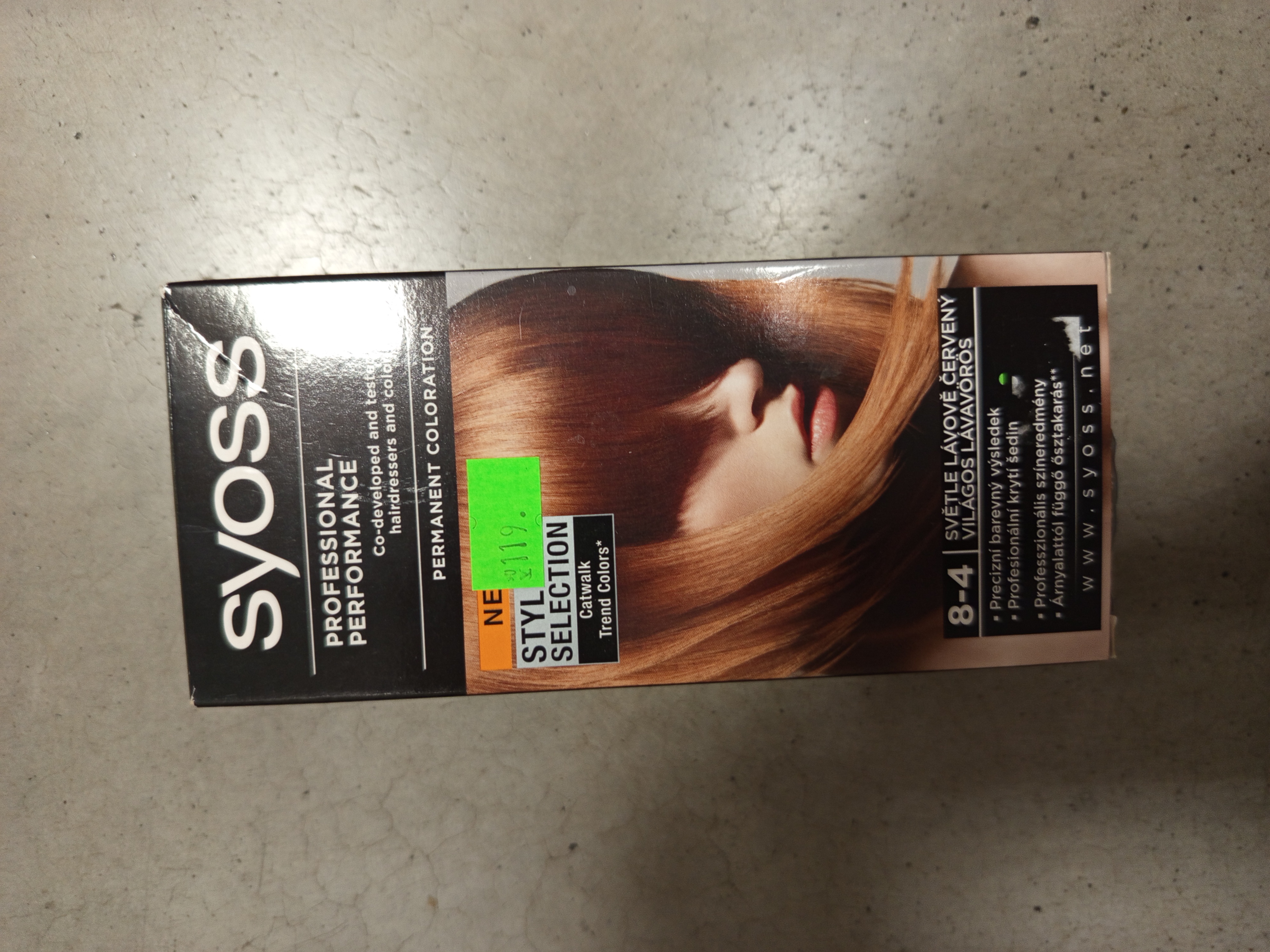 Hair dye ; syoss ; Long-lasting professional qu...