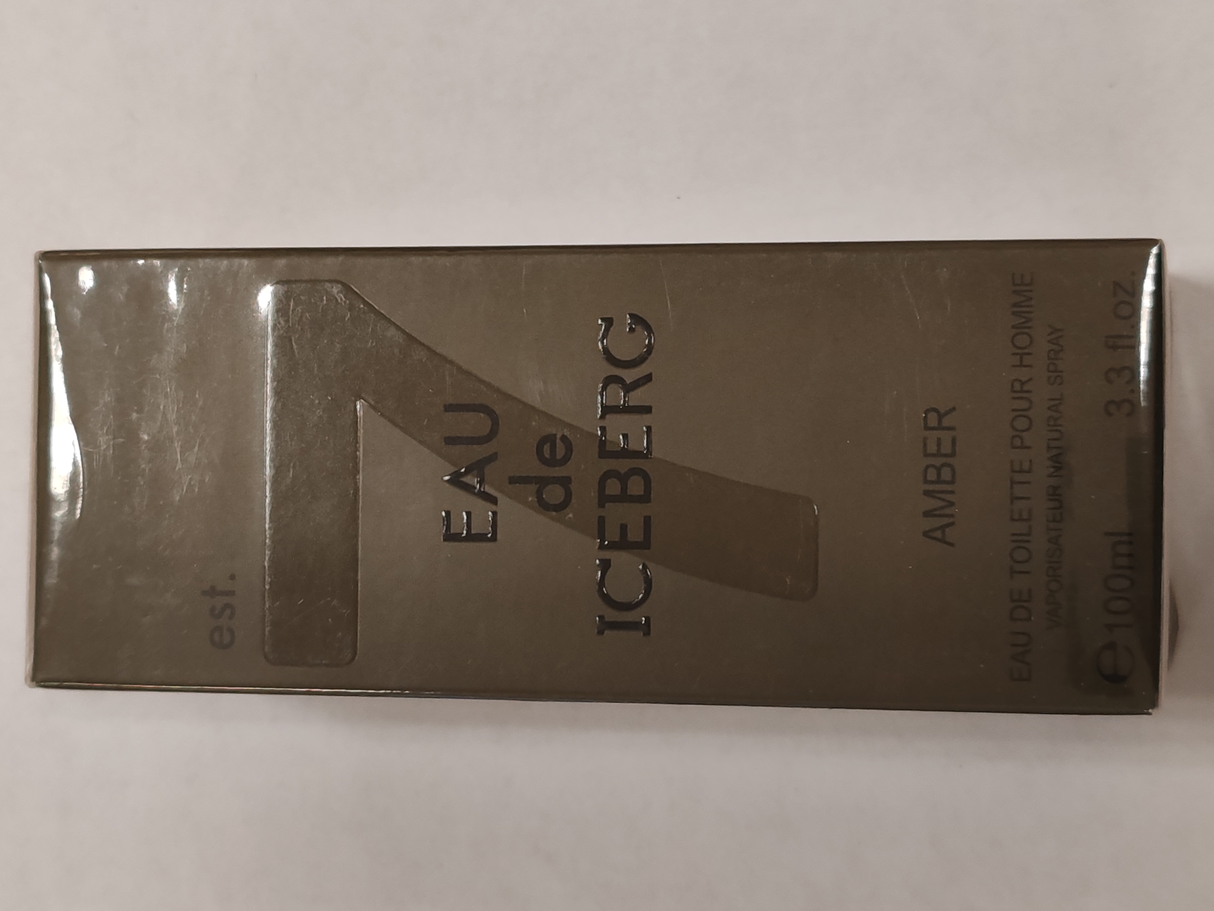 Eau de toilette ; Amber ; EAU de ICEBERG