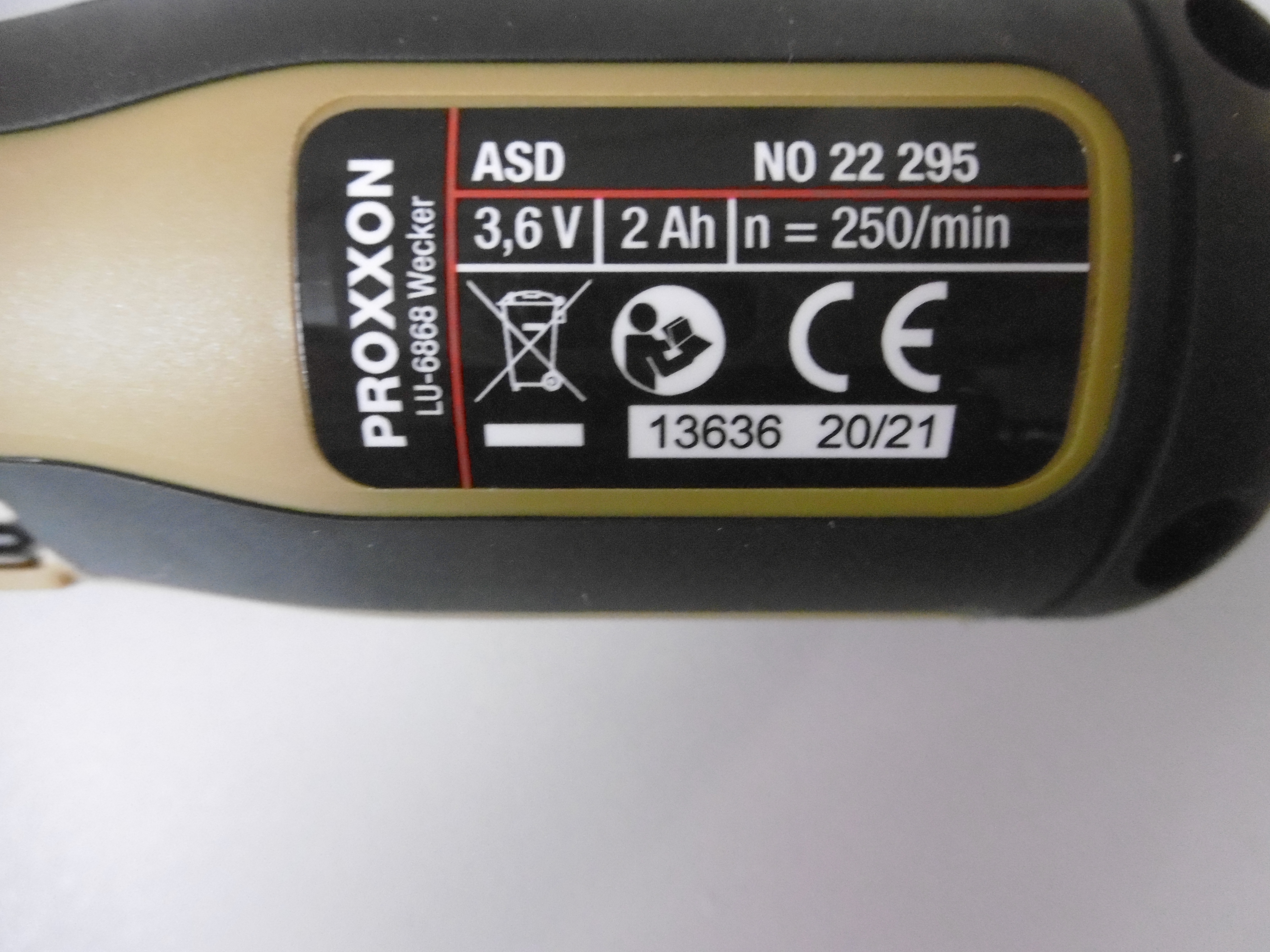 Screwdriver ; Proxxon ; cordless screwdriver