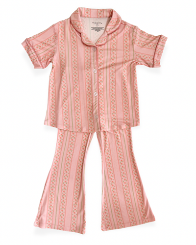 In My Jammers Button Up Flare Pajama Sets