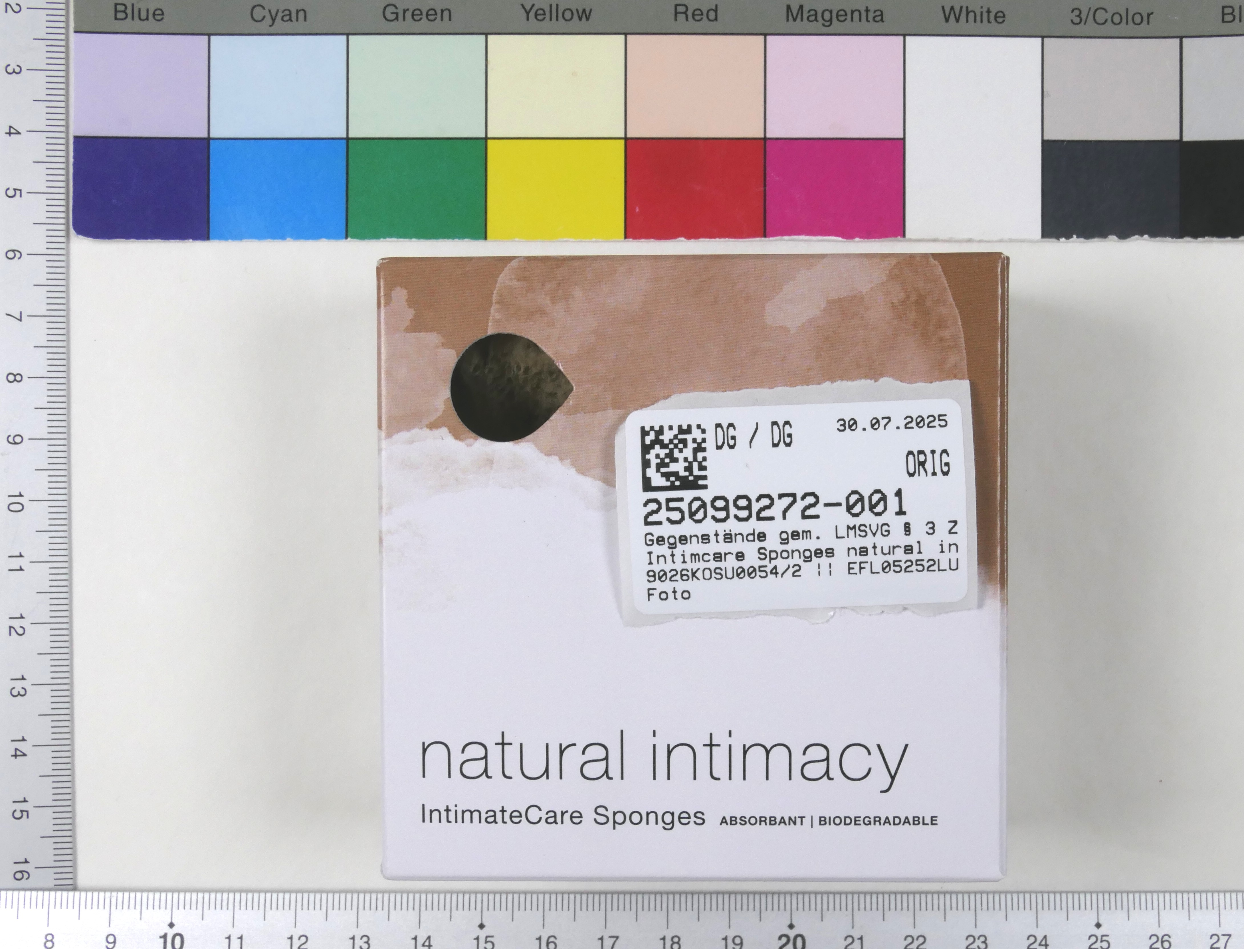 Sponges for intimate care ; natural intimacy ; ...