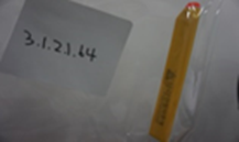 긴연필막대지우개(노랑)