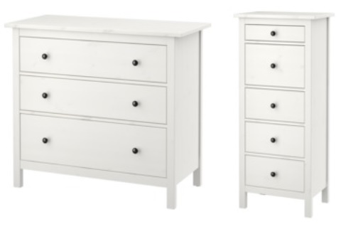 서랍장 [HEMNES(헴네스) 3,5칸 서랍장]