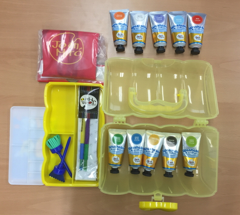 완구(핑거페인트) [ washable kids paint art box 10색 블루]