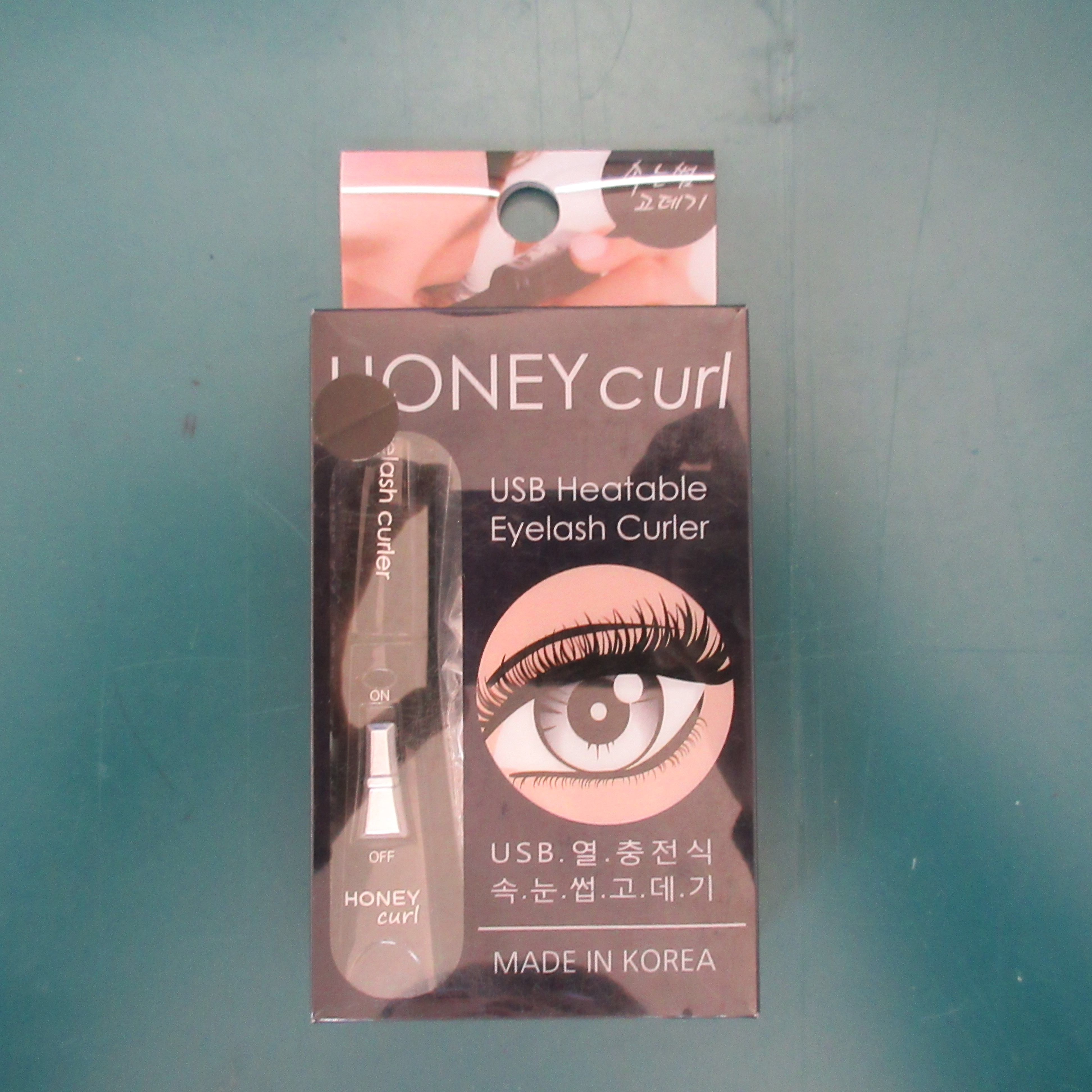 속눈썹 열 성형기 [휴대용 속눈썹 고데기(HONEY curl)]