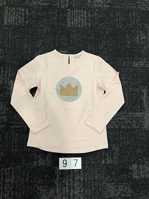 중의류 (아동용 섬유제품) [(29115-330-53)LP) 왕관 그래픽 티셔츠 생일선물용]