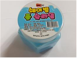 액체괴물(완구) [쉐이빙 폼 슬라임 - 하늘색]