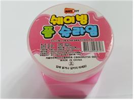 액체괴물(완구) [쉐이빙 폼 슬라임 - 분홍색]