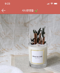 시나몬캔들