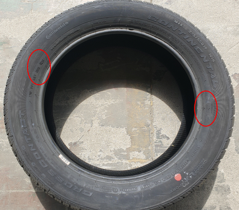 자동차 타이어 [235/55R19 101H Cross Contact LX Sport(몰드번호-418396, DOT-0319)]
