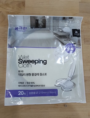 홈크린 데일리 원형 물걸레 청소포