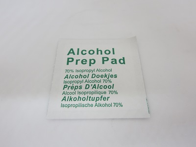  Alcohol prep pad(alpha 3d tempered glass film)