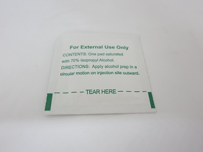  Alcohol prep pad(alpha 3d tempered glass film)