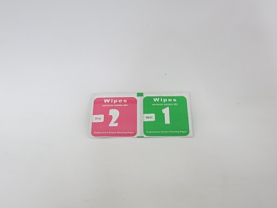  1 wet wipes(lcd screen protection film)