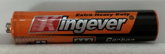 망간 건전지(건전지) [Kingever R03 1.5v AAA Carbon Battery]