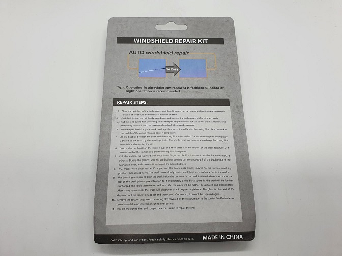 WINDSHIELD REPAIR KIT