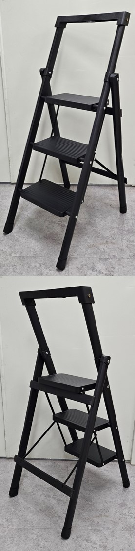 계단식 소형 사다리(휴대용 사다리) [(제품포장) YFENG 다용도 접이식 사다리]