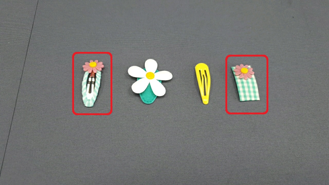 어린이용 장신구(어린이용 장신구) [(온라인)하프 엔젤 데이지 알로하 헤어핀 4종 베이비세트]