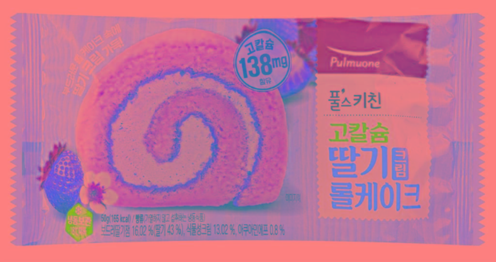 고칼슘 딸기크림롤케이크