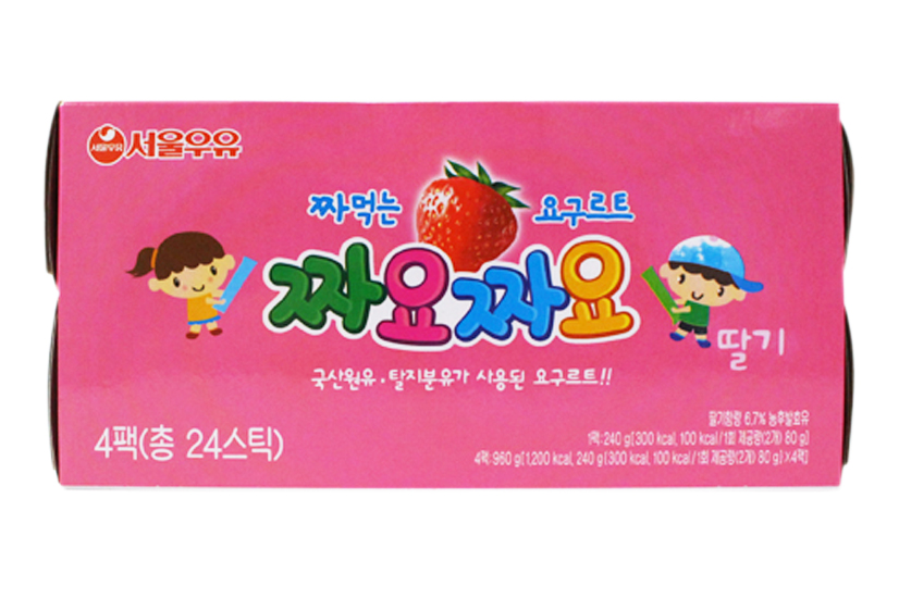 서울우유협동조합 짜요짜요 딸기 4종 기획 240G x 4EA